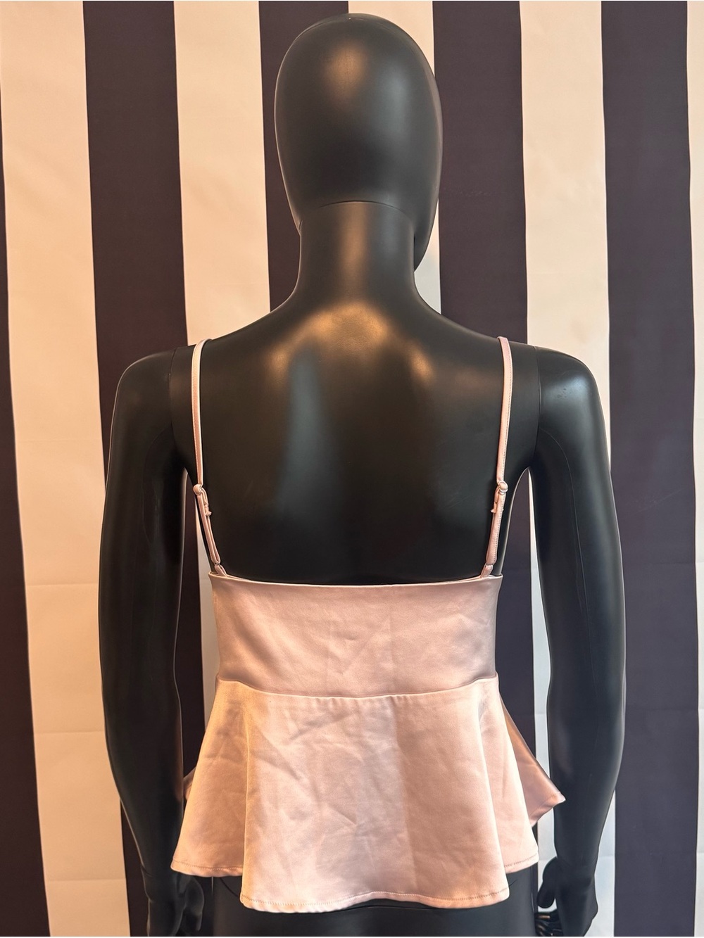 Pleione Blush Pink Petal-Front Spaghetti Strap Camisole - Picture 3 of 6